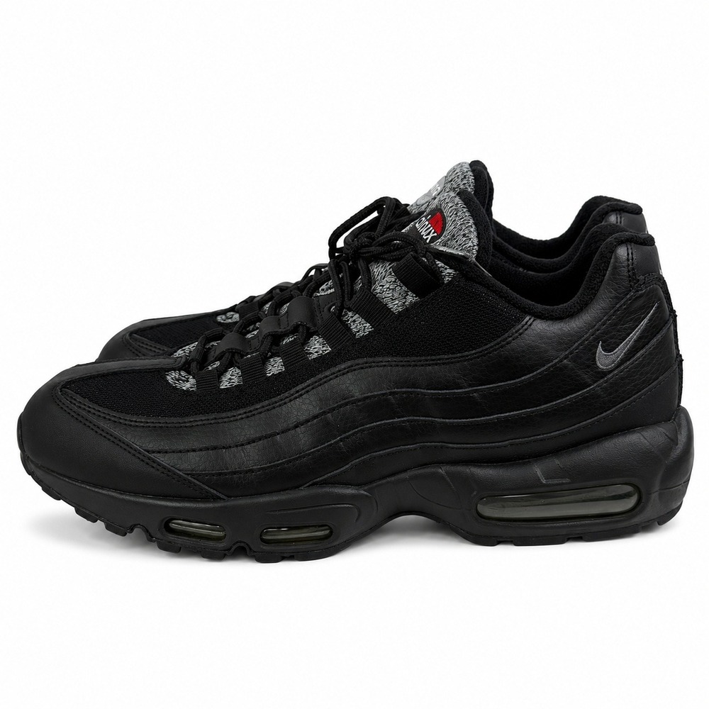 Nike Air Max 95 Essential Black Anthracite University Red 749766-065 Mens 12